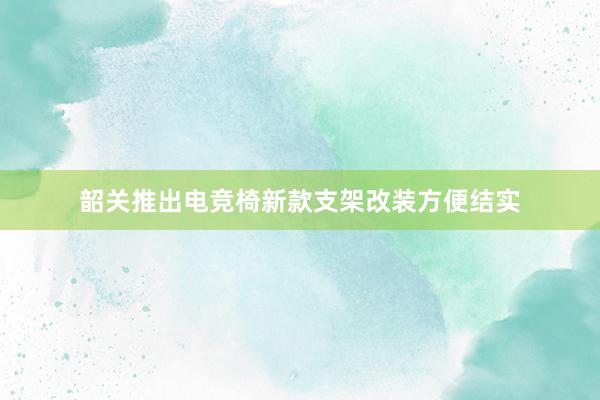 韶关推出电竞椅新款支架改装方便结实